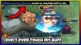 AUTO AGGRESSIVE GAMEPLAY IF YOU TOUCH MY BUFF | MLBB