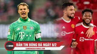 Bản tin Bóng Đá ngày 8/2 | Neuer nghỉ gần 2 tháng sau phẫu thuật; Fred vắng mặt trận gặp Burnley