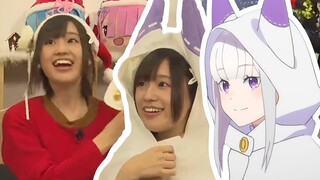 Takahashi Rie SCREAMS When She Receives Emilia's Robe for Christmas - Re:Zero