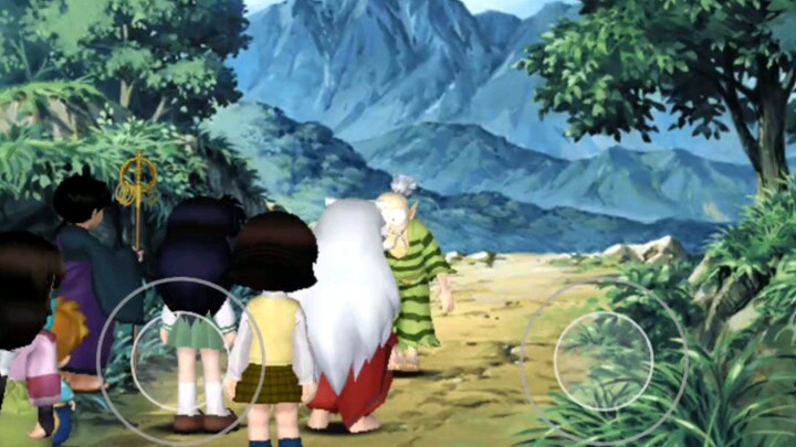 Inuyasha Secret of the Cursed Mask clip - Meeting with Totosai (Girl Kururugi)