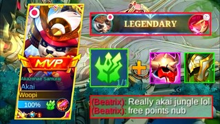 REVAMPED AKAI JUNGLE WILL BE THE META CHANGER!? | AKAI TOP 1 GLOBAL | MLBB