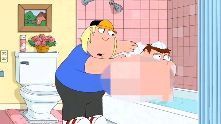 Pete melepuh Brian dan Brian menggigitnya seperti orang gila