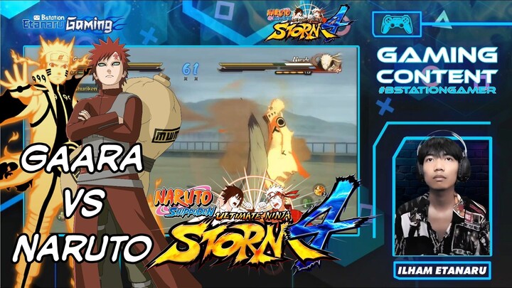 Pertarungan Antara Kazekage Gaara dan Naruto Uzumaki