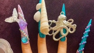 How outrageous can nail art decorations get... It's getting wild, it's getting wild!