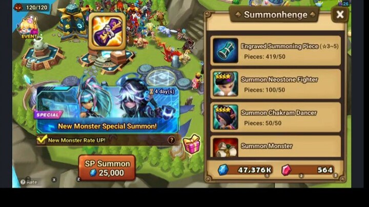 Summon 200 Scrolls, dapetnya cuma 1