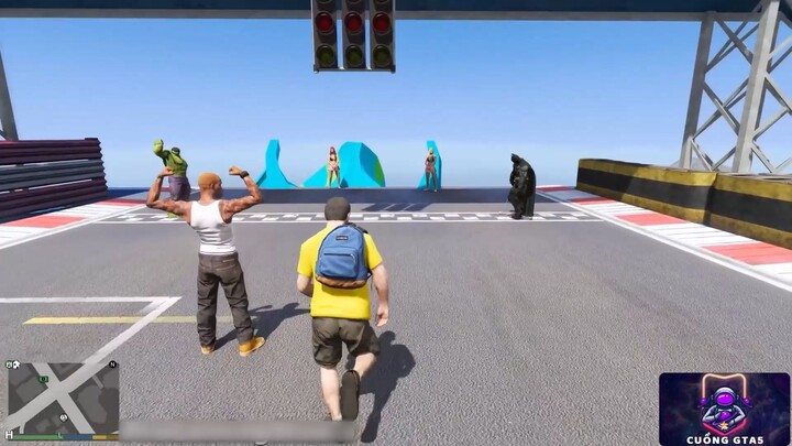 TRƯỢT NƯỚC lớn nhất trong GTA 5 - Công viên nước (GTA 5 Mods Gameplay)_3 #game #gta5