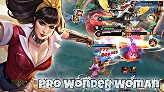 Wonder Woman Solo Lane Pro Gameplay | Long Match With Great Players  Arena of Valor Liên Quân mobile