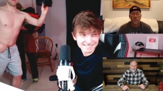 FINISHING THE *FULL* NETHERITE BEACON IN MINECRAFT HARDCORE (LIVE) Uncle Larry & Psycho Dad's React-