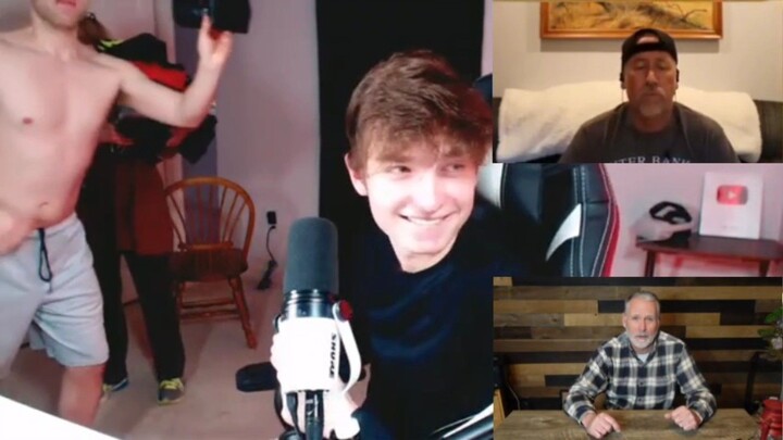 FINISHING THE *FULL* NETHERITE BEACON IN MINECRAFT HARDCORE (LIVE) Uncle Larry & Psycho Dad's React-