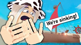 Roblox VR Hands - Sinking a Ship FILLED With Players (Funny Moments)