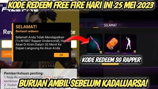 KODE REDEEM FF TERBARU 25 MEI 2023 HARI INI