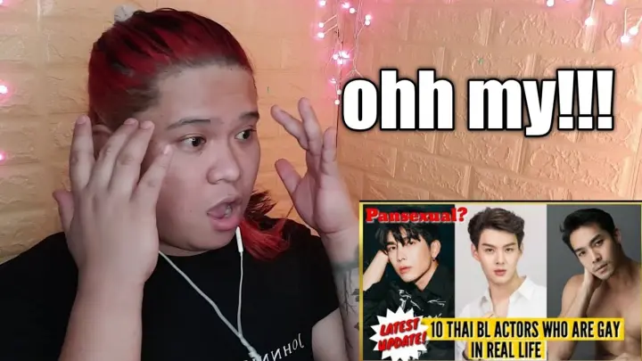 10 THAI BL ACTORS WHO ARE GAY IN REAL LIFE REACTION || jethology