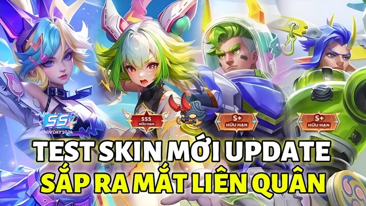 "TRẢI NGHIỆM TRANG PHỤC MỚI UPDATE SẮP RA MẮT LIÊN QUÂN MOBILE" Skin SSS Aya Công Chúa Cầu Vồng