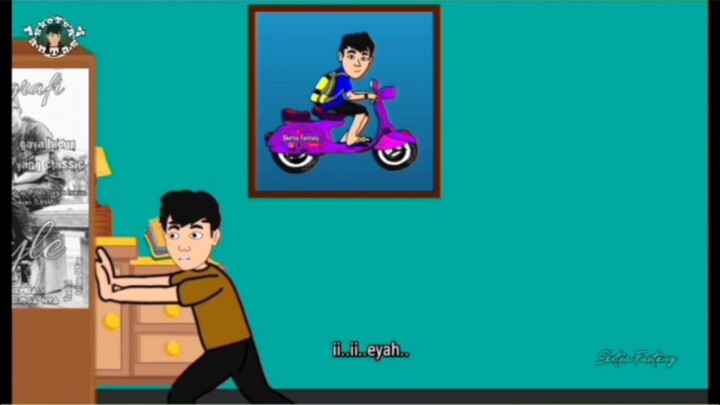 Ternyata Nyangkut - Aewfang Sketsa Fantasy