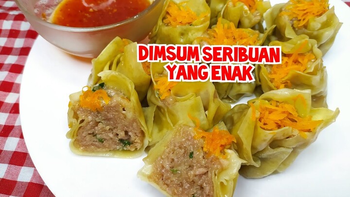 NIKMATNYA MEMBUAT DIMSUM SECENG/SERIBUAN RASANYA SANGAT ENAK ANAKPUN LAHAP MAKAN❗