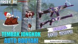 BERASA NGE CHEAT PAKAI SKIN BLACK SKULL + NEMBAK JONGKOK DAMAGENYA PEDAS GILA - FREE FIRE INDONESIA