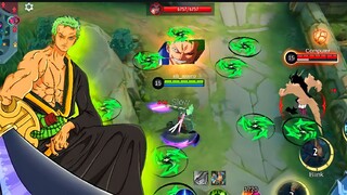 Immortal Zoro vs immortal kaido one piece x mlbb