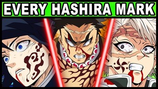 Every Hashira's Demon Slayer Mark and New Powers Explained! (Kimetsu no Yaiba All Marked Pillars)