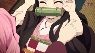 Cute nezuko moments|Demon slayer season 3 episode 1