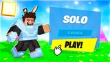 I Played SOLO, and Found a *HACKER* in Roblox Bedwars!