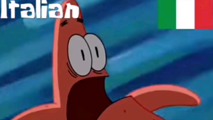 Patrick Star was smashed into pieces by 18 countries (voice)