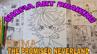 drawing emma the promised neverland