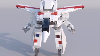[Animasi Transformasi] Lego Transformation Fighter VF-1
