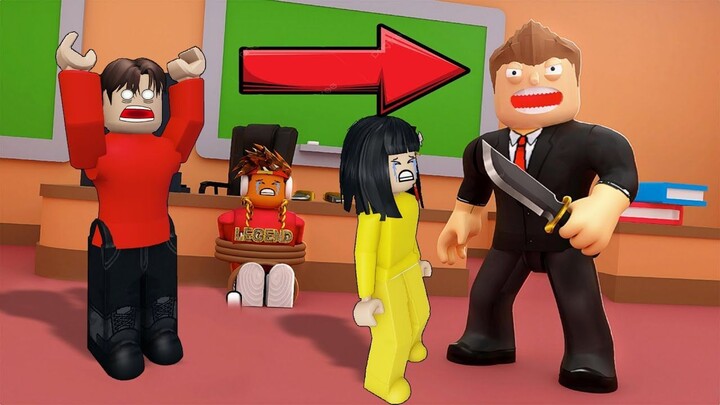 Yuta Dan Mio Lari Dari Guru Galak  ROBLOX
