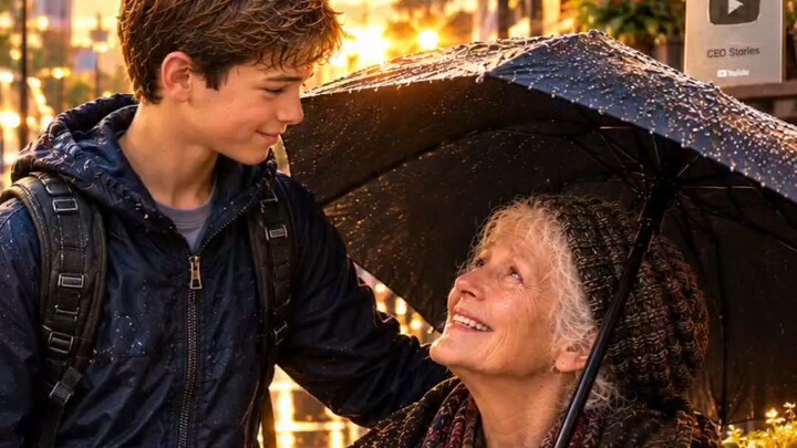 He Took Her Only Umbrella… Then She Discovered the Heartbreaking Reason 😭☔❤️