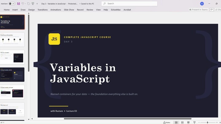 JavaScript Variables Explained: let, const, var