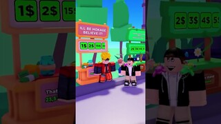 Roblox, But a WHEEL Decides How Much Robux I Donate #roblox #shorts