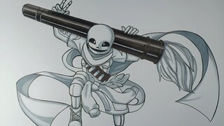 Hollow Ink sans How To Draw Undertale Vẽ Sans Siêu Đẹp Và Dễ