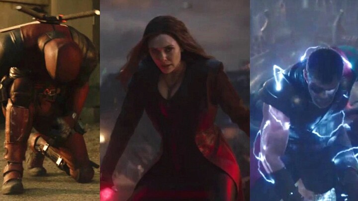 Superhero-style landings: Deadpool's is the most authentic, Hulk's is the most embarrassing.