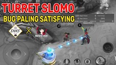 SATISFYING TURRET SLOMO | BUG Mobile Legends Terbaru