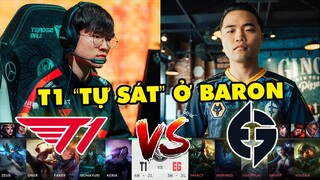 [MSI 2022] Highlight T1 vs EG: Faker và T1 tự hủy ở Baron | T1 Esports vs Evil Geniuses