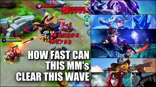 THE BEST AOE MARKSMAN VS 5 LORDS | FASTEST CLEAR WAVE