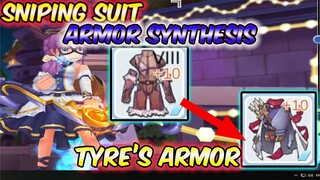 Armor Synthesis | Sniping Suit to Tyre's Armor and damage test |  Ragnarok Mobile Eternal Love