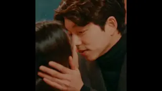 A romantic scene is incomplete without a kiss . Goblin
