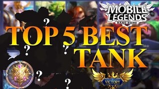 Top 5 Best Tank in Mobile Legends