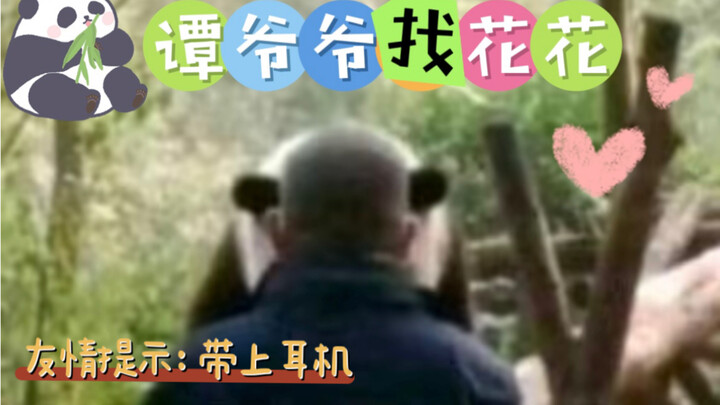 บนใบหน้าของคุณตาถานเขียนไว้ว่า: “มีแขกมาที่บ้านแล้ว ลูกคนนี้ไปอยู่ไหนกันนะ” ฮวาฮวา: “วันนี้คุณตาก็แป