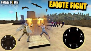 Free Fire Emote Fight On Factory Roof - 1 vs 1 Emote Challenge in free fire