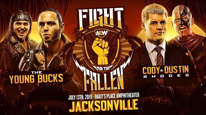 AEW Fight for the Fallen (July 13, 2019): The Young Bucks vs. The Brotherhood