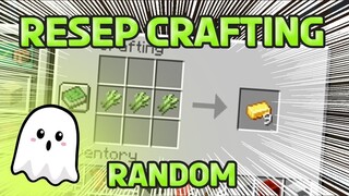 Minecraft tapi RESEP CRAFTING NYA RANDOM! - Minecraft Challenge Indonesia