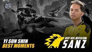 BEST MOMENTS YI SUN SHIN ONIC SANZ SANG MVP MPL INVITATION 2021