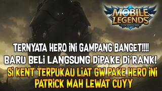 BARU BELI HERO INI, DICOBA DI RANK TERNYATA GAMPANG BGT!!! BKENT SAMPE TERPUKAU!!!