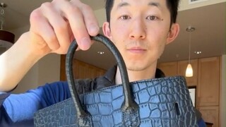 小哥花400美元买材料和工具，为女友复刻爱马仕铂金包