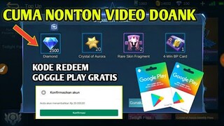 CARA DAPATKAN KODE REDEEM GOOGLE PLAY GRATIS 2020!!! CUMA NONTON VIDEO DOANK