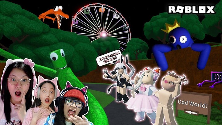 Pergi ke Taman Bermain Penuh Monster Bareng Nata & Fanny !! [Roblox Indonesia]