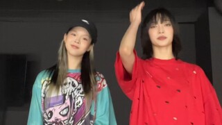 “corin是不是在对我跳求偶舞o(*///▽///*)q” 240404 XG Jurin浅谷珠琳＆Cocona秋山心響