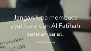 Jangan lupa membaca alfatihah setelah salat!